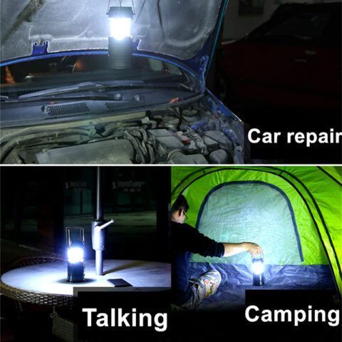 2 In 1 Solar Camping Light