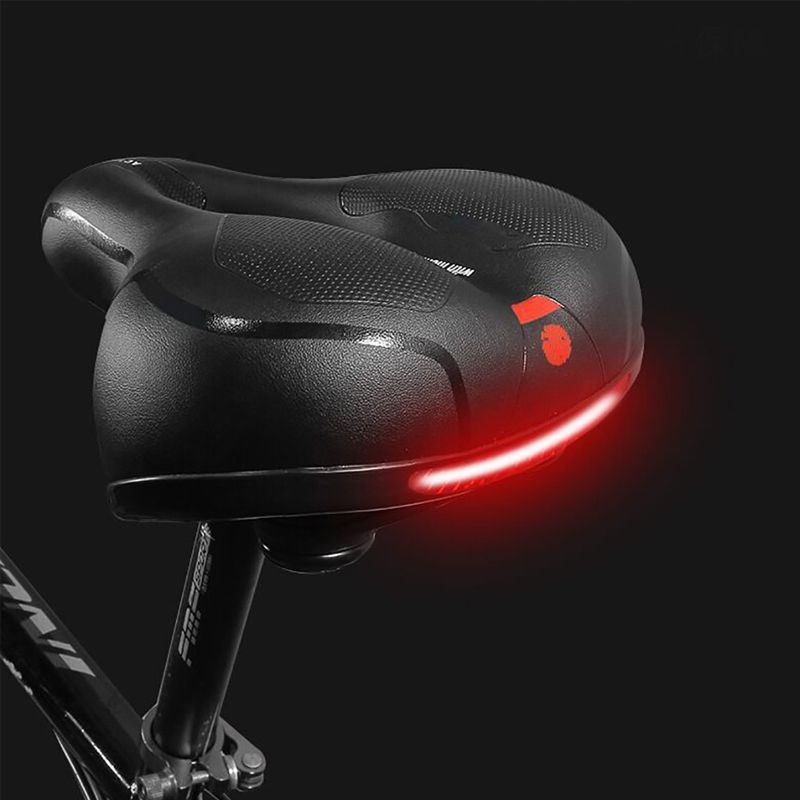 shock absorbing bike saddle