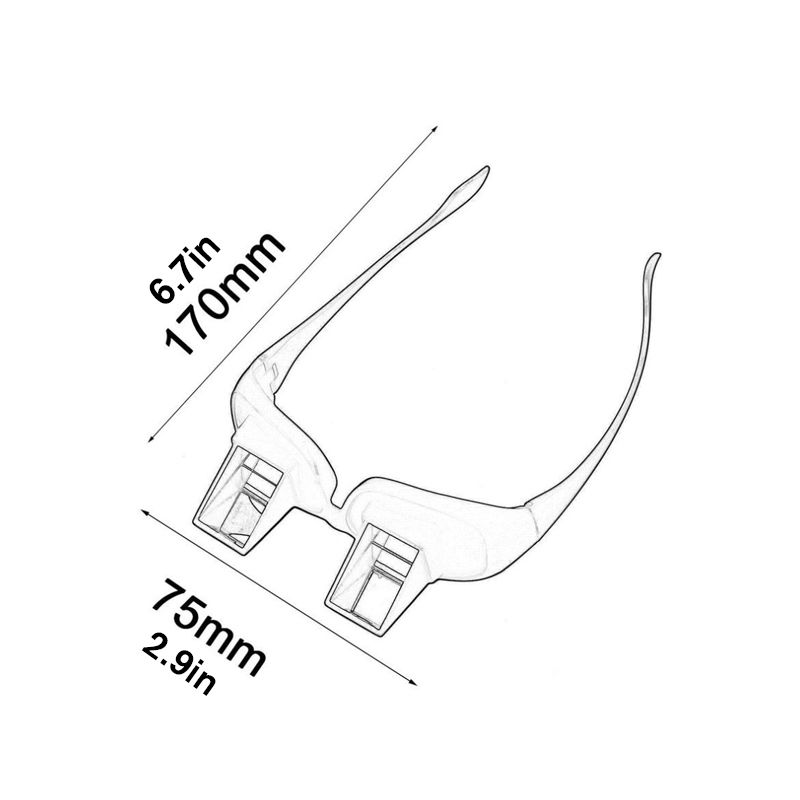 Lazy Horizontal Glasses - PacknRun