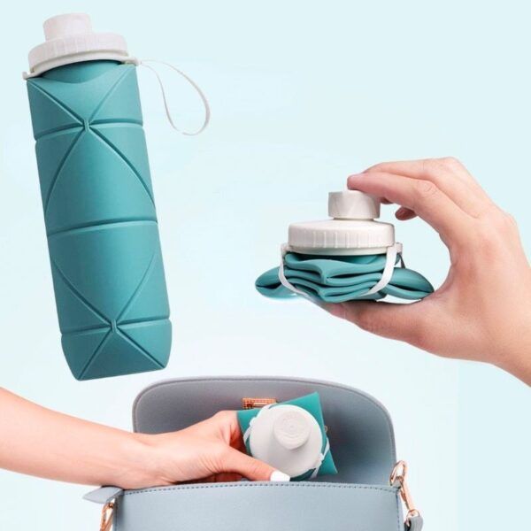 Foldable flexible Silicone Bottle - PacknRun